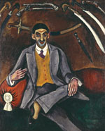 Portrait of the artist G.Jakulov. 1910