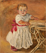 Katenka by the Chair. 1932