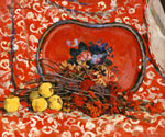 Still Life. Red Tray and Rowan. 1947